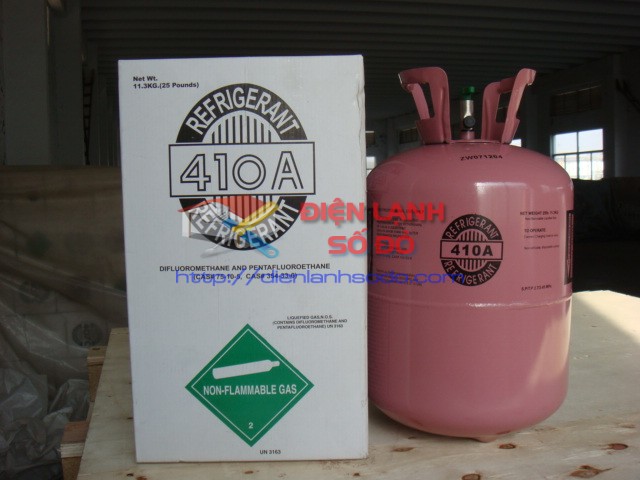 Gas máy lạnh R22 và R410A