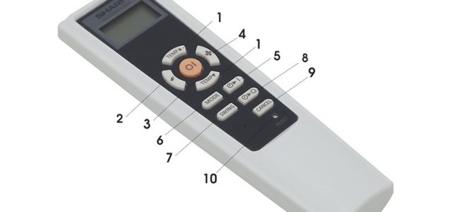 Hướng dẫn sử dụng remote máy lạnh sharp